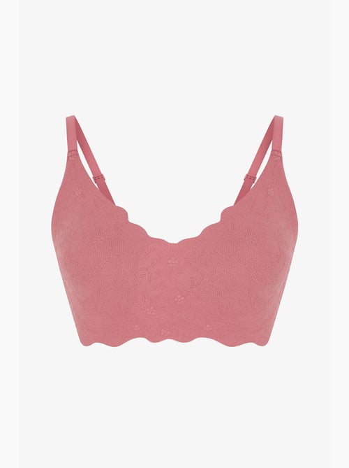 Reggiseno in pizzo effetto tatuaggio con imbottitura penti - Kiabi Reggiseno in pizzo effetto tatuaggio con imbottitura penti - Kiabi