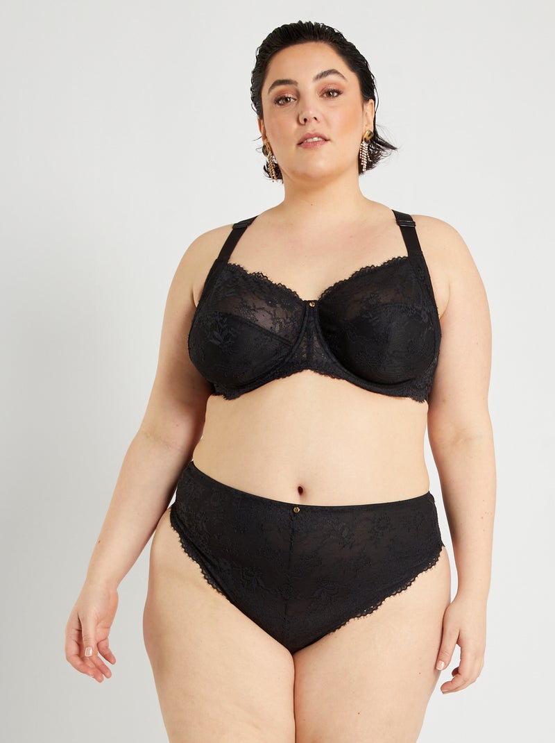 Reggiseno in pizzo Nero - Kiabi