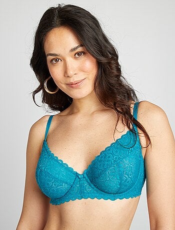 Reggiseno in pizzo per coppe D/E/F