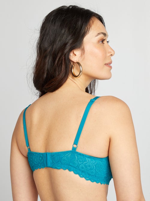 Reggiseno in pizzo per coppe D/E/F - Kiabi