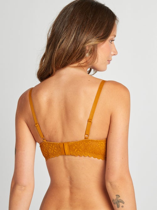 Reggiseno in pizzo per coppe D/E/F - Kiabi