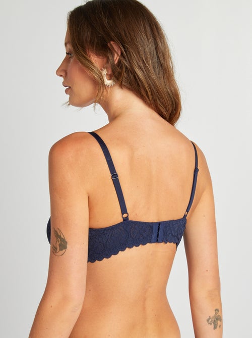 Reggiseno in pizzo per coppe D/E/F - Kiabi