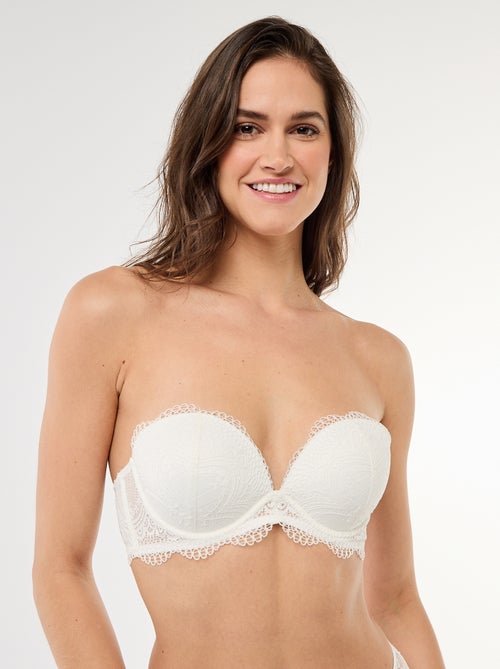 Reggiseno in pizzo scollatura profonda - Kiabi