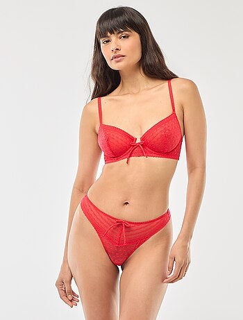 Reggiseno in pizzo senza imbottitura - San Valentino