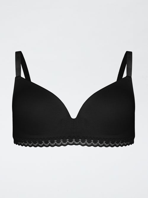 Reggiseno in pizzo tinta unita DIM - Kiabi