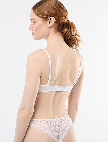 Reggiseno in pizzo trasparente