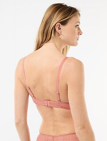 Reggiseno in pizzo trasparente