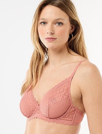 Reggiseno in pizzo trasparente