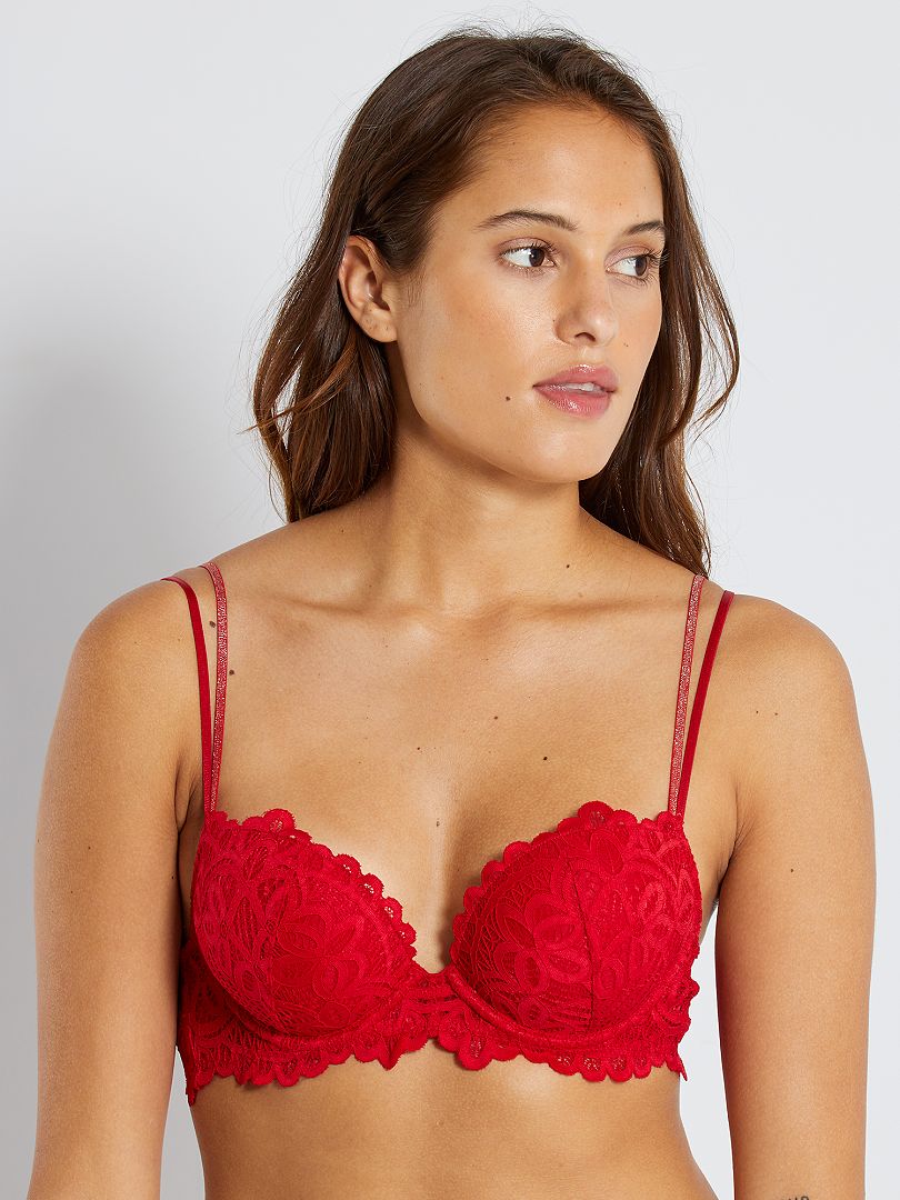 Reggiseno in pizzo volumizzante