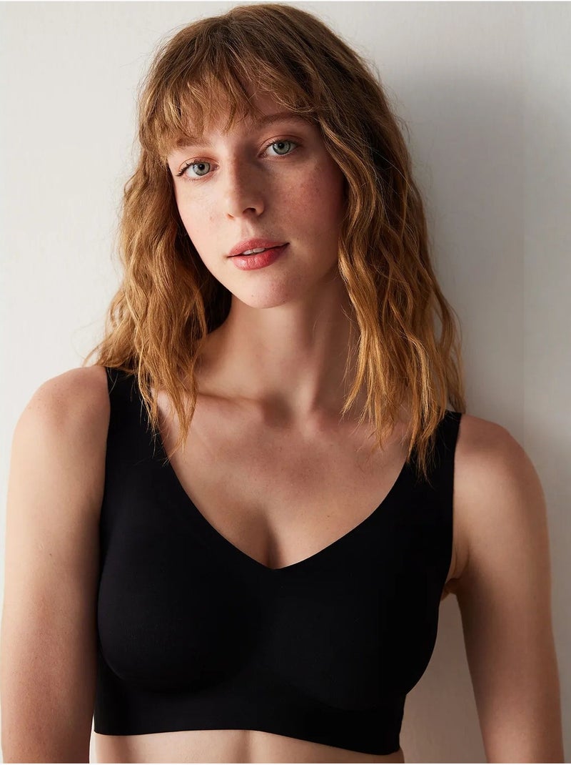 Reggiseno invisible up senza ferretto penti Nero - Kiabi