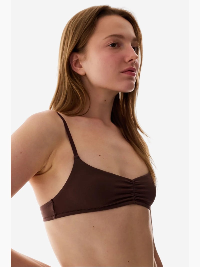 Reggiseno mini micro donna penti Marrone - Kiabi