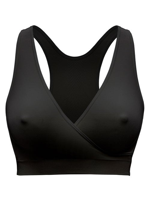 Reggiseno per allattamento KEEP COOL - Senza cuciture - Nero - Taglia XXL - Comfort per la notte - - Kiabi