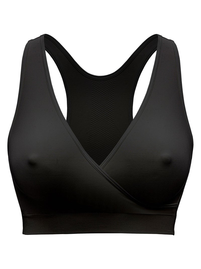 Reggiseno per allattamento KEEP COOL - Senza cuciture - Nero - Taglia XXL - Comfort per la notte - Nero - Kiabi