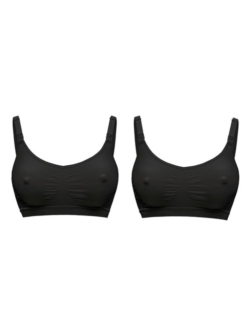 Reggiseno per l’allattamento keep cool – confezione da 2 – nero – taglia m – confortevole e - Kiabi Reggiseno per l’allattamento keep cool – confezione da 2 – nero – taglia m – confortevole e - Kiabi