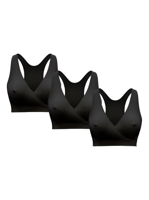 Reggiseno per l’allattamento keep cool x3 - nero - taglia l - comfort notturno - sostegno morbido - Kiabi Reggiseno per l’allattamento keep cool x3 - nero - taglia l - comfort notturno - sostegno morbido - Kiabi