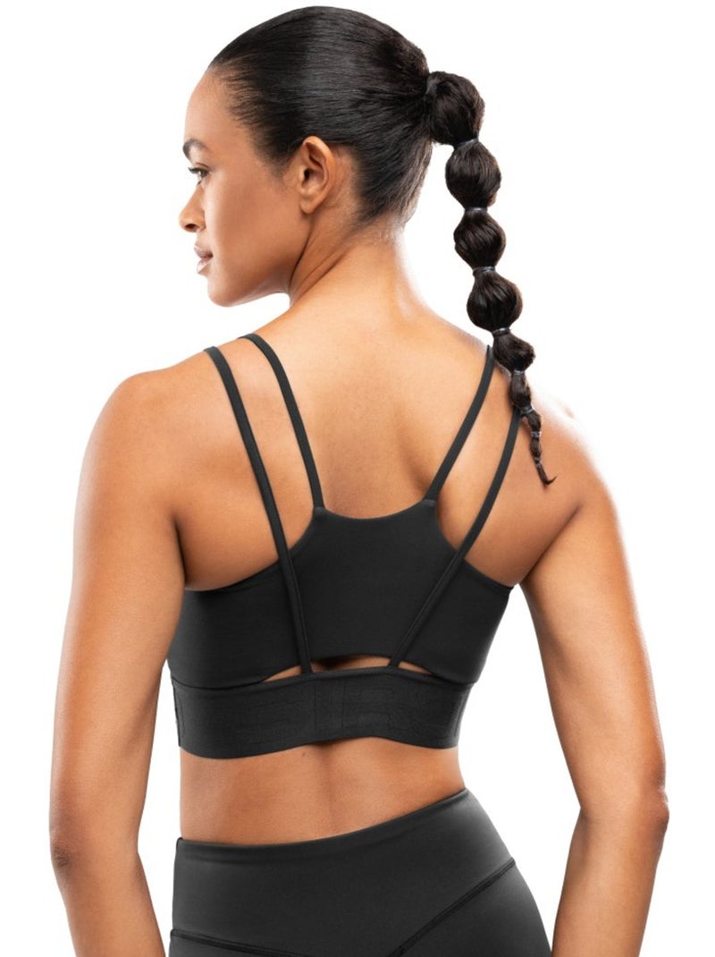 Reggiseno per yoga e pilates da donna fitness donna harbour Nero - Kiabi