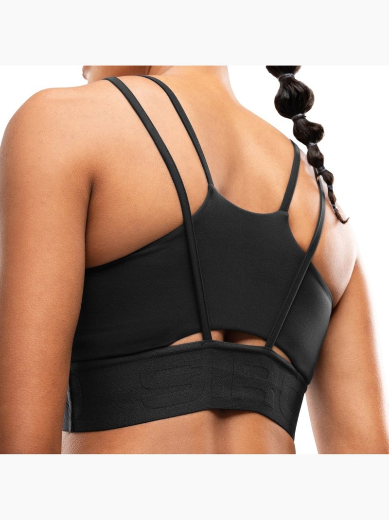 Reggiseno per yoga e pilates da donna fitness donna harbour Nero - Kiabi