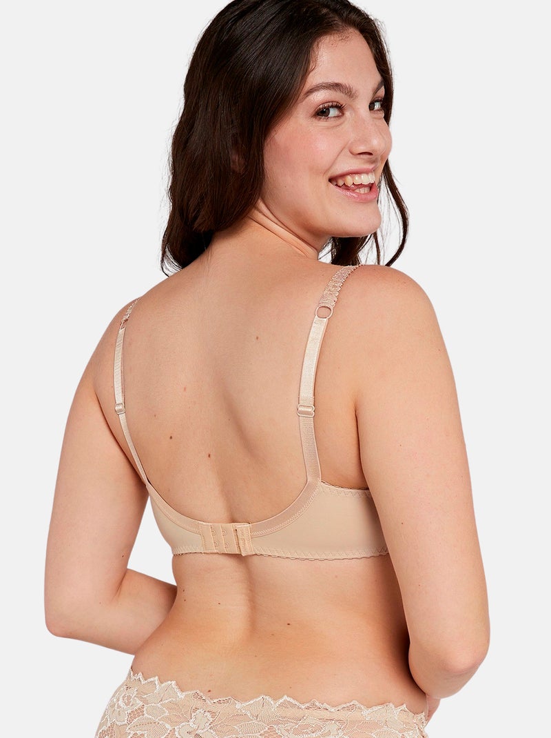 Reggiseno pizzo Arum 'Sans Complexe' BEIGE - Kiabi