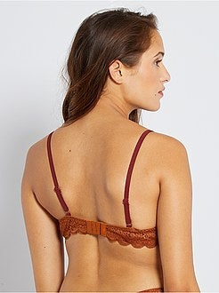 Reggiseno pizzo floreale - Kiabi