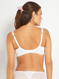 Taglie forti donna - Reggiseno pizzo floreale 'Bestform' - Kiabi