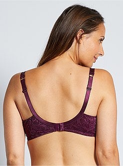 Taglie forti donna - Reggiseno pizzo floreale 'Bestform' - Kiabi