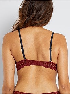 Reggiseno pizzo floreale - Kiabi