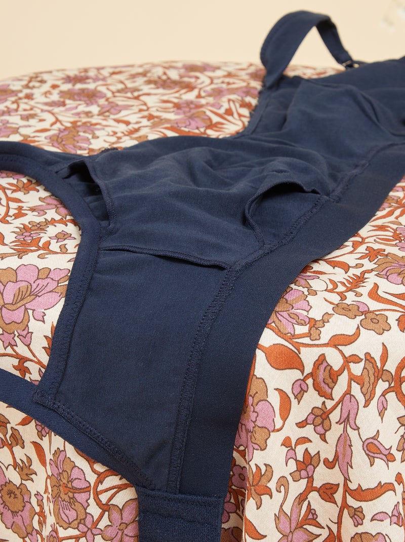Reggiseno post-operatorio - Ottobre Rosa BLU - Kiabi