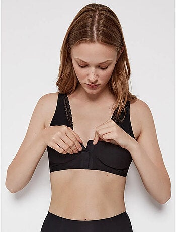 Reggiseno post-operatorio senza ferretto e con imbottitura rimovibile