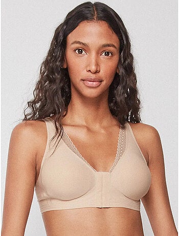 Reggiseno post-operatorio senza ferretto e con imbottitura rimovibile