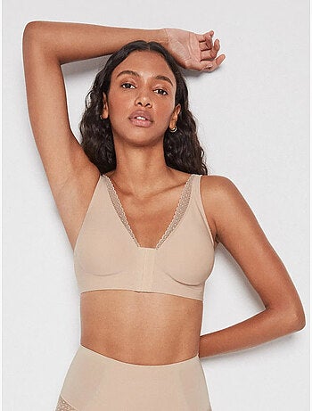 Reggiseno post-operatorio senza ferretto e con imbottitura rimovibile
