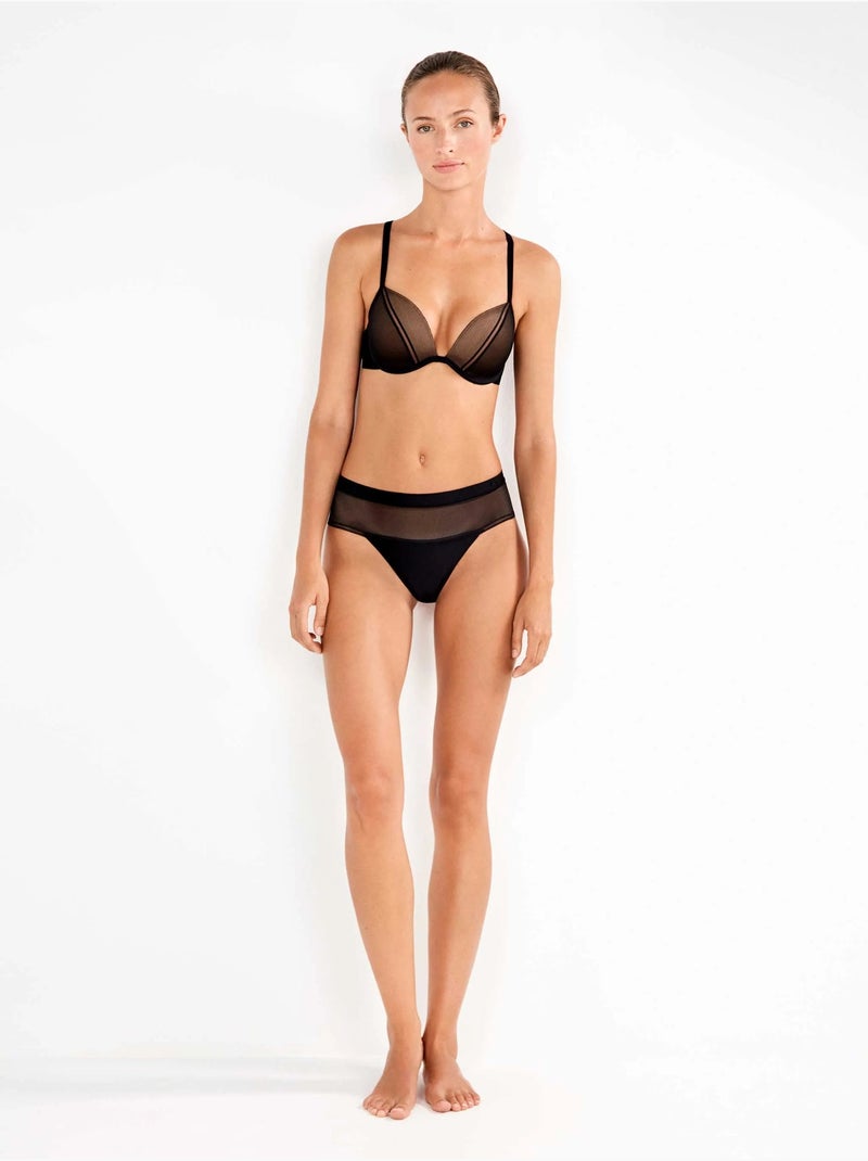 Reggiseno Push Up +2 Nero - Kiabi