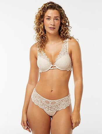 Reggiseno push-up con gioiello fantasia