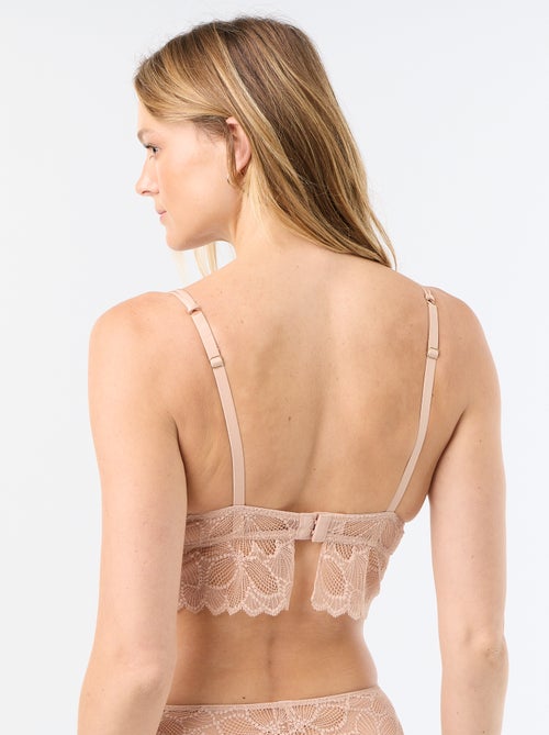 Reggiseno push-up in pizzo - Kiabi