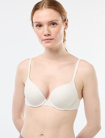 Reggiseno push-up invisibile in microfibra