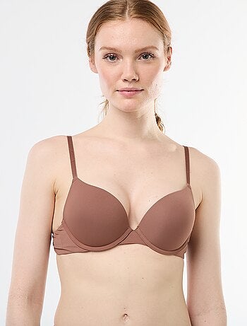 Reggiseno push-up invisibile in microfibra