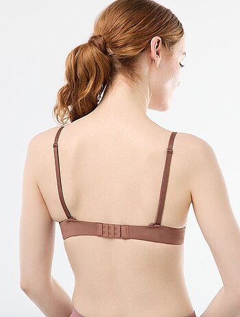 Reggiseno push-up invisibile in microfibra