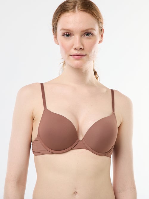 Reggiseno push-up invisibile in microfibra - Kiabi