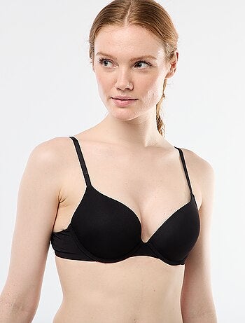 Reggiseno push-up invisibile in microfibra