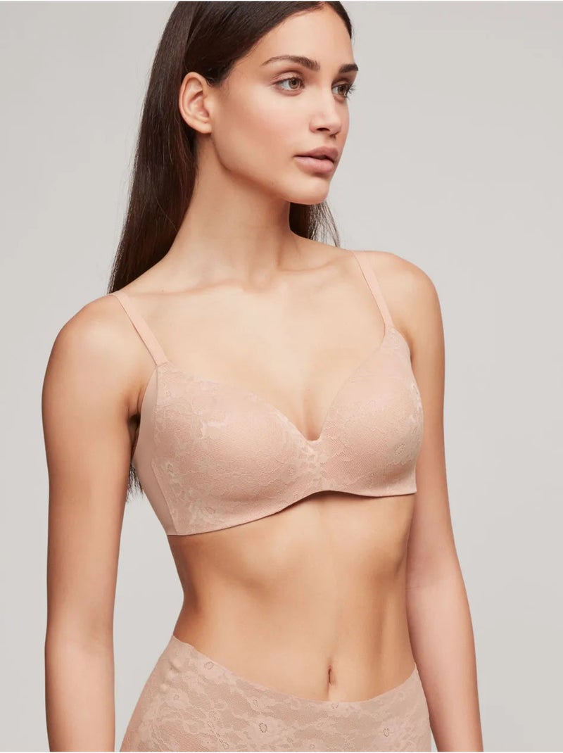 Reggiseno riduttore di schiena con ferretto in silicone Rosa - Kiabi