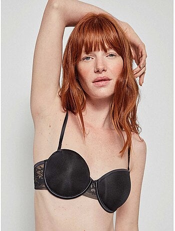Reggiseno smontabile con ferretto colore nero
