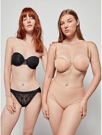 Reggiseno smontabile con ferretto colore nero