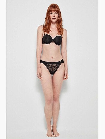 Reggiseno smontabile con ferretto colore nero