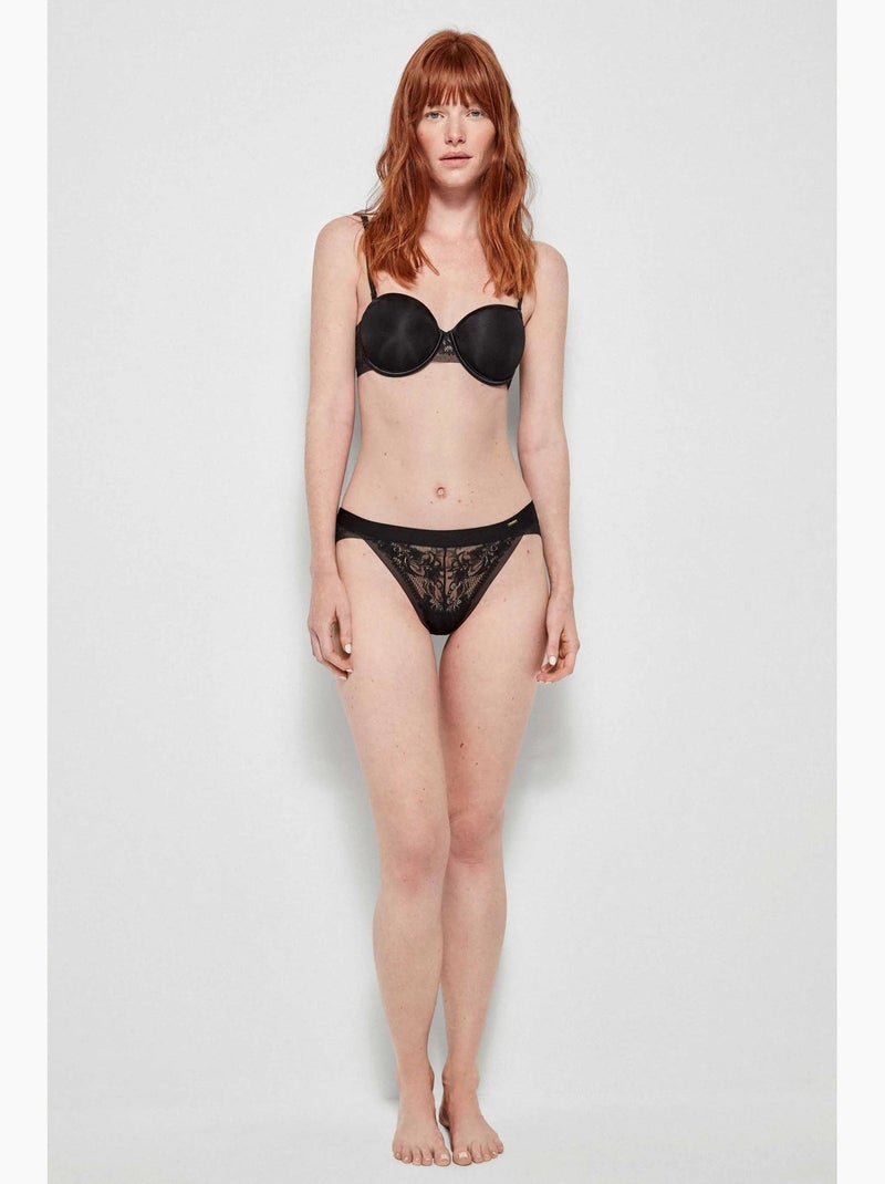 Reggiseno smontabile con ferretto colore nero Nero - Kiabi