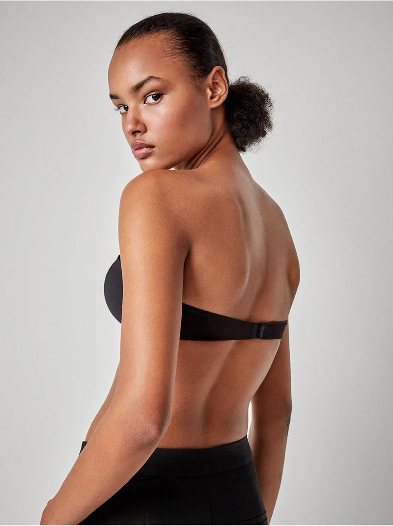 Reggiseno smontabile scollo estremo 50 posizioni Nero - Kiabi