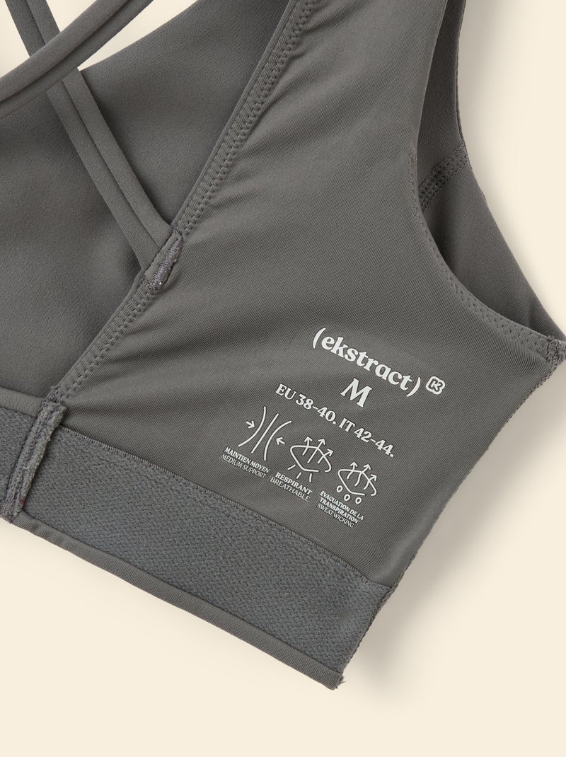 Reggiseno sportivo - (ekstract) Grigio - Kiabi