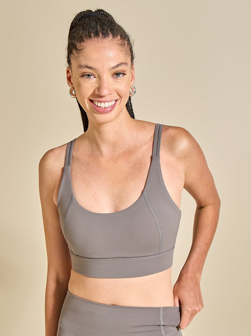 Reggiseno sportivo - (ekstract) Grigio - Kiabi