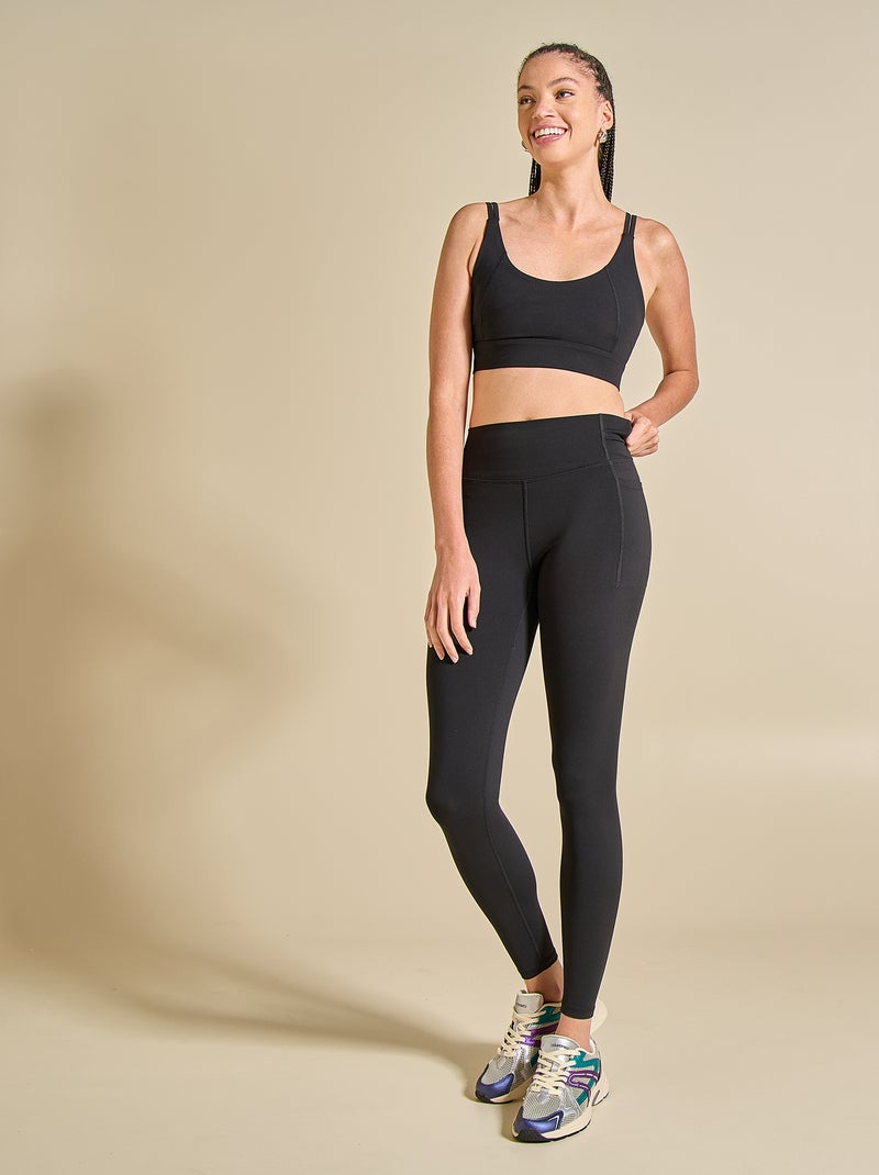 Reggiseno sportivo - (ekstract) Nero - Kiabi
