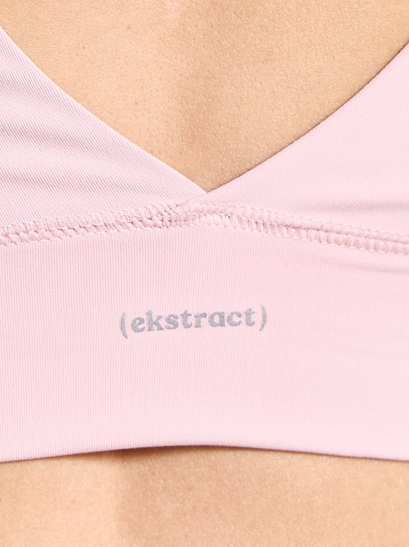 Reggiseno sportivo - (ekstract) Rosa - Kiabi