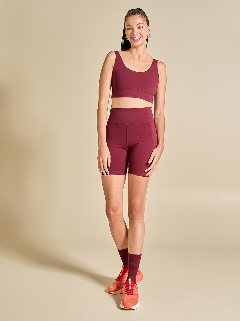 Reggiseno sportivo - (ekstract) Rosso - Kiabi