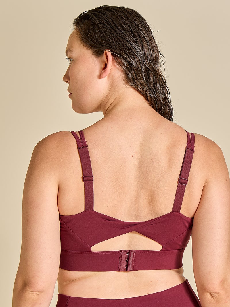 Reggiseno sportivo - (ekstract) Rosso - Kiabi